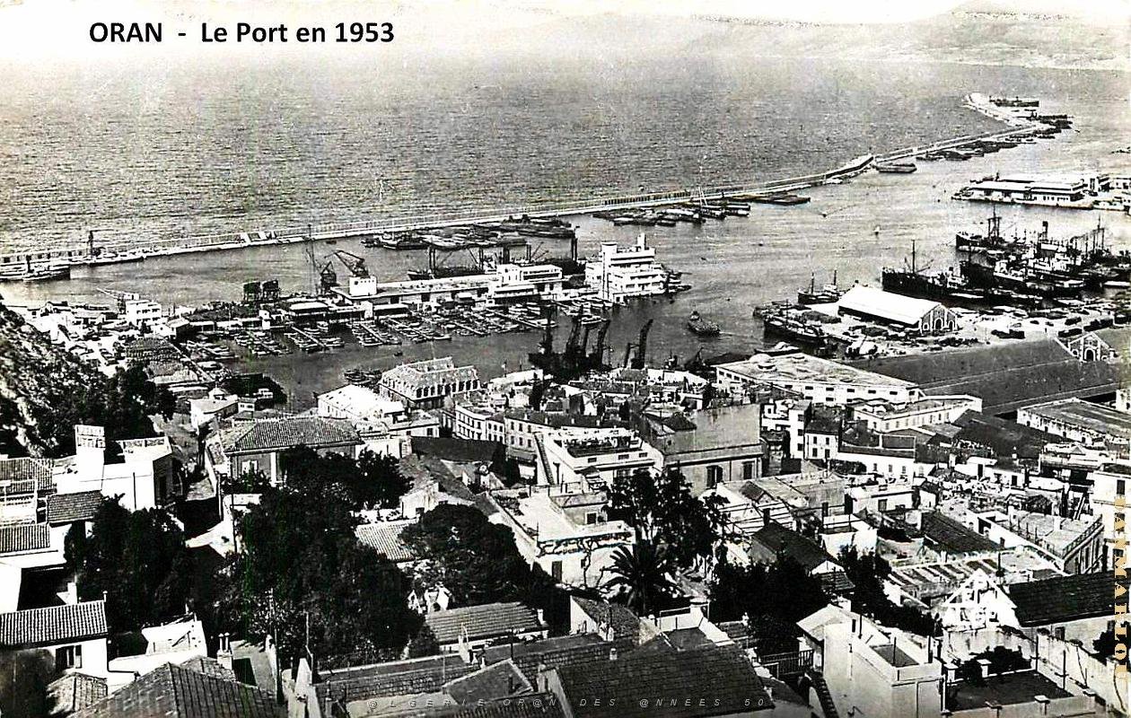 Oran - Port - Vue aerienne - 1953.jpg